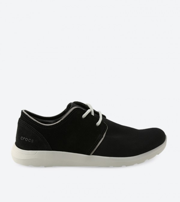 Crocs Lace-Up Shoes - Black