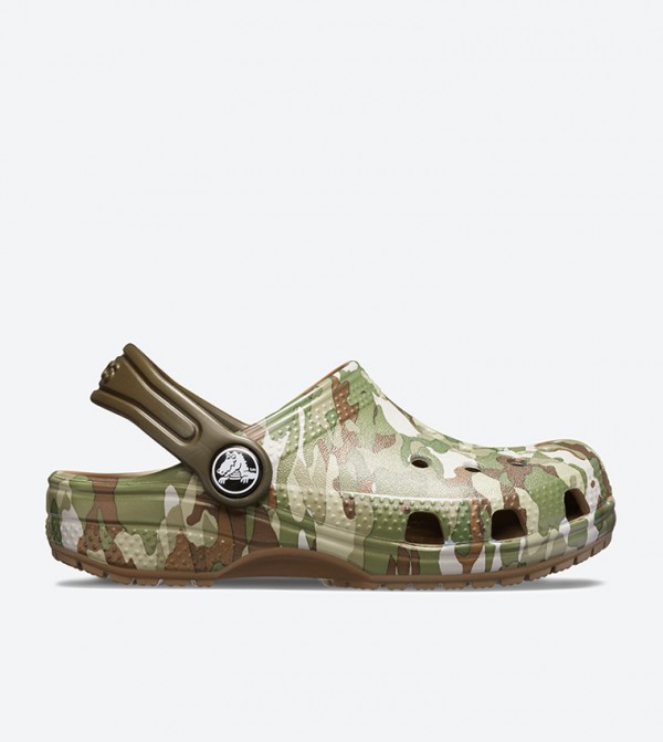 Classic Graphic Clog - Khaki 204816-260