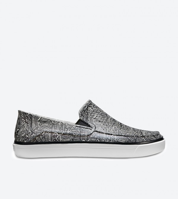 CitiLane Roka Graphic Loafers - Black