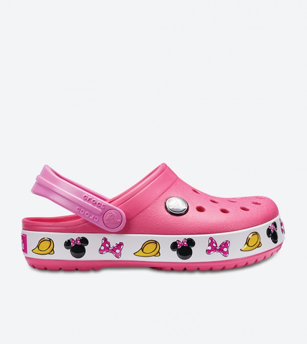 Crocband Minnie Clogs - Pink 204993-6NP