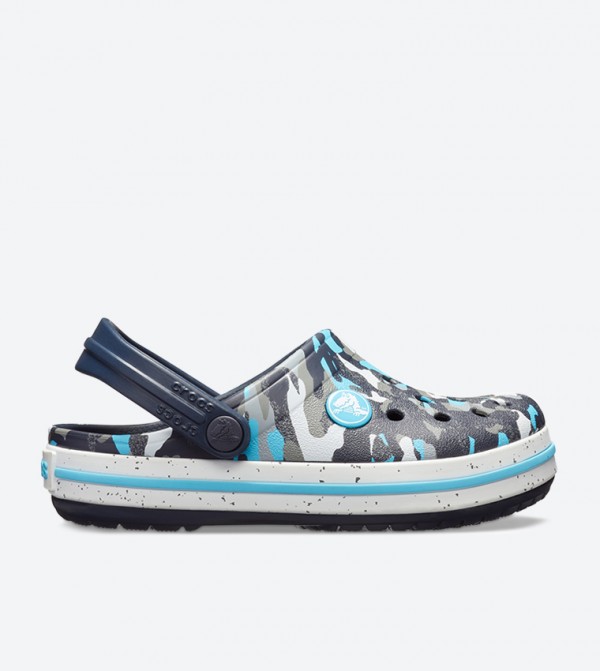 Crocband Camo Printed Clog - Blue 205301-498