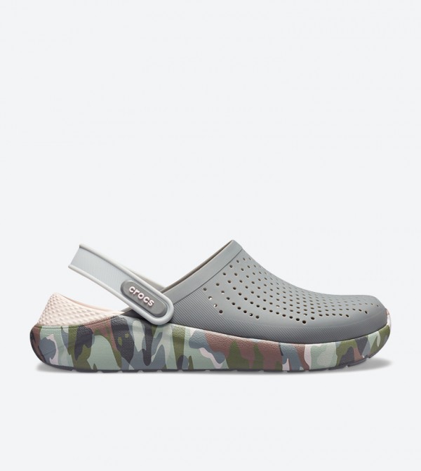 Literide Graphic Clog - Charcoal 205359-0EI