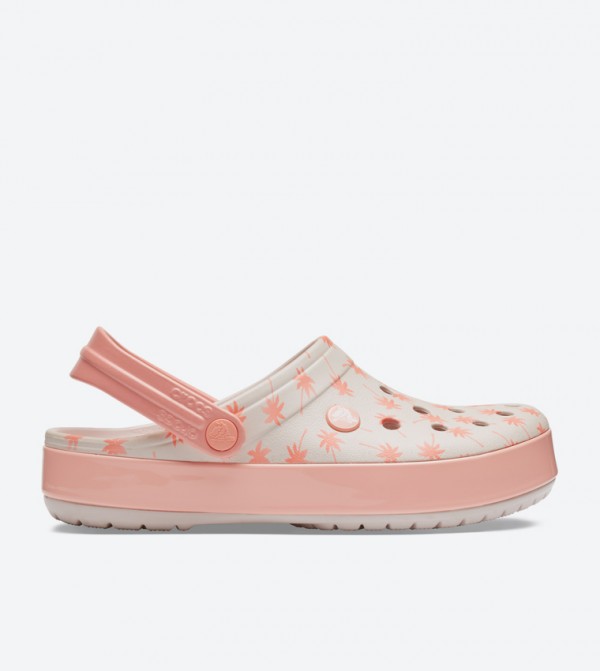 Crocband Seasonal Graphic Clogs - Light Pink 205579-6PR