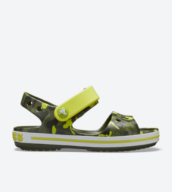 Crocband Seasonal Graphic Sandals - Light Green 205765-738