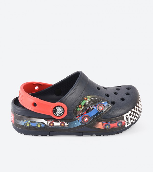 Kids' Crocband™ Fun Lab Graphic Lights Clog