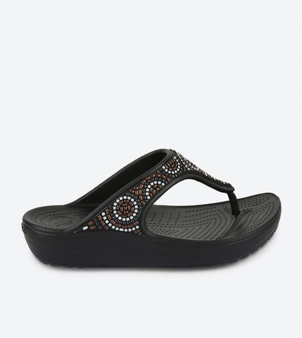 Women's Crocs Sloane Beaded Flip