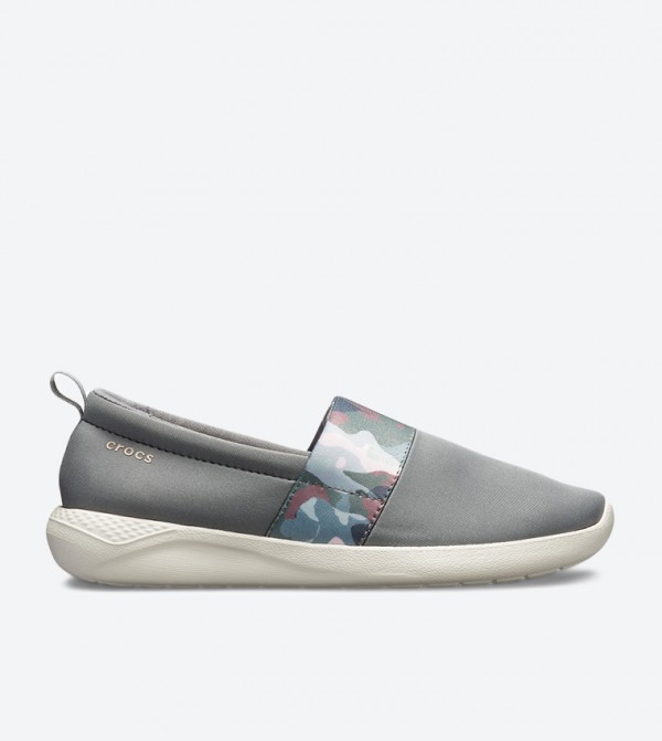Literide Graphic Slip-Ons - Grey 205374-0E9