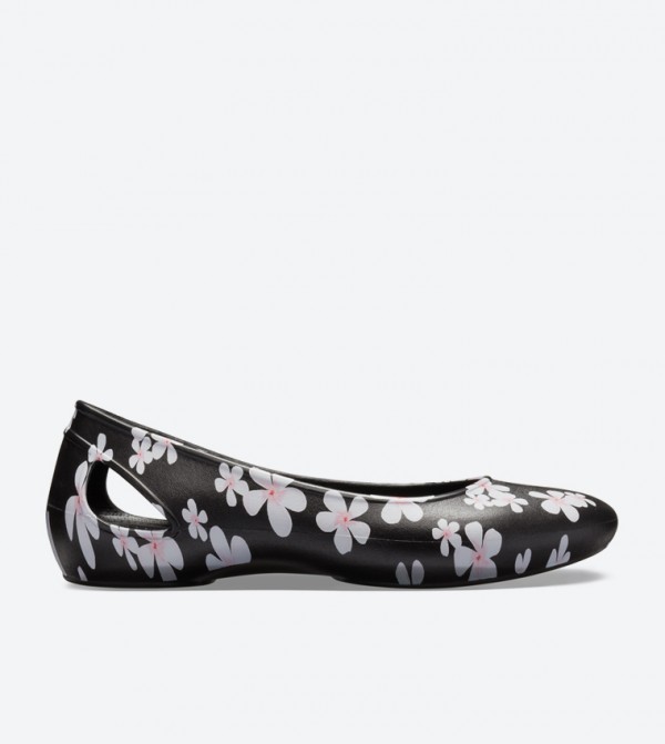 Women's Crocs Laura Seasonal Graphic Flat